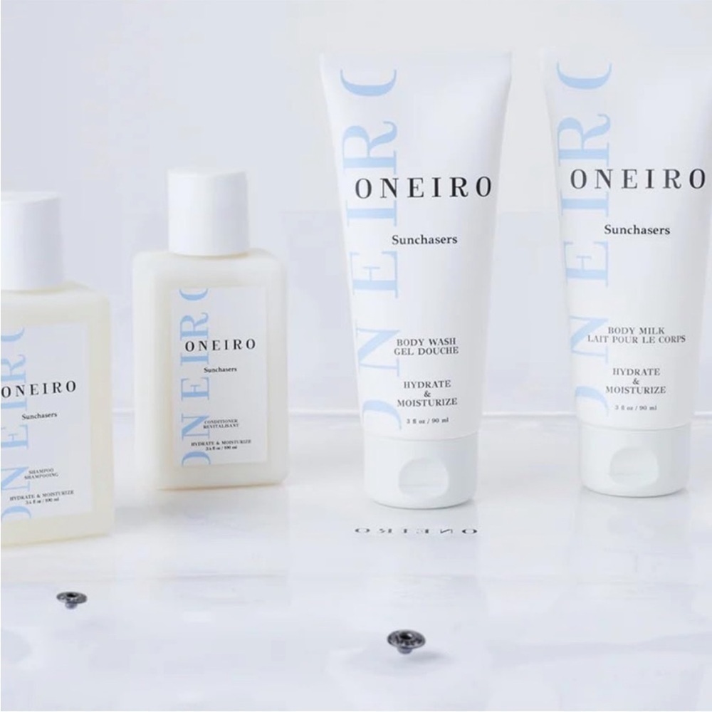 New and Sealed! Oneiro Sunchaser 4 Piece Set and Travel Case